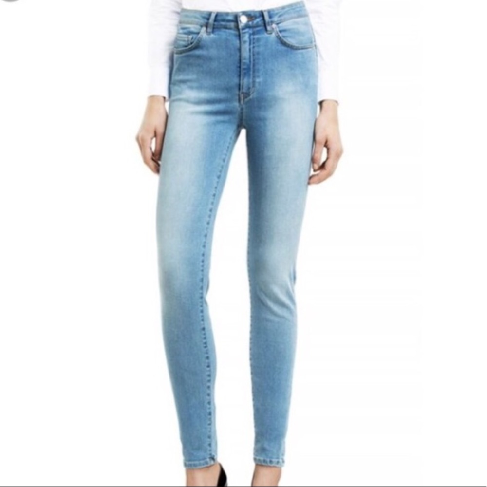 ACNE studios pin high waisted skinny jeans